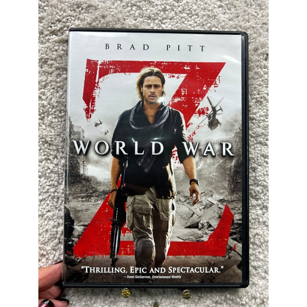 World War Z DVD 2013 Brad Pitt Marc Forster Action Horror Sci-Fi Thriller